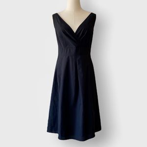 LANDS END Silk Blend Sleeveless MIDI Dress 12